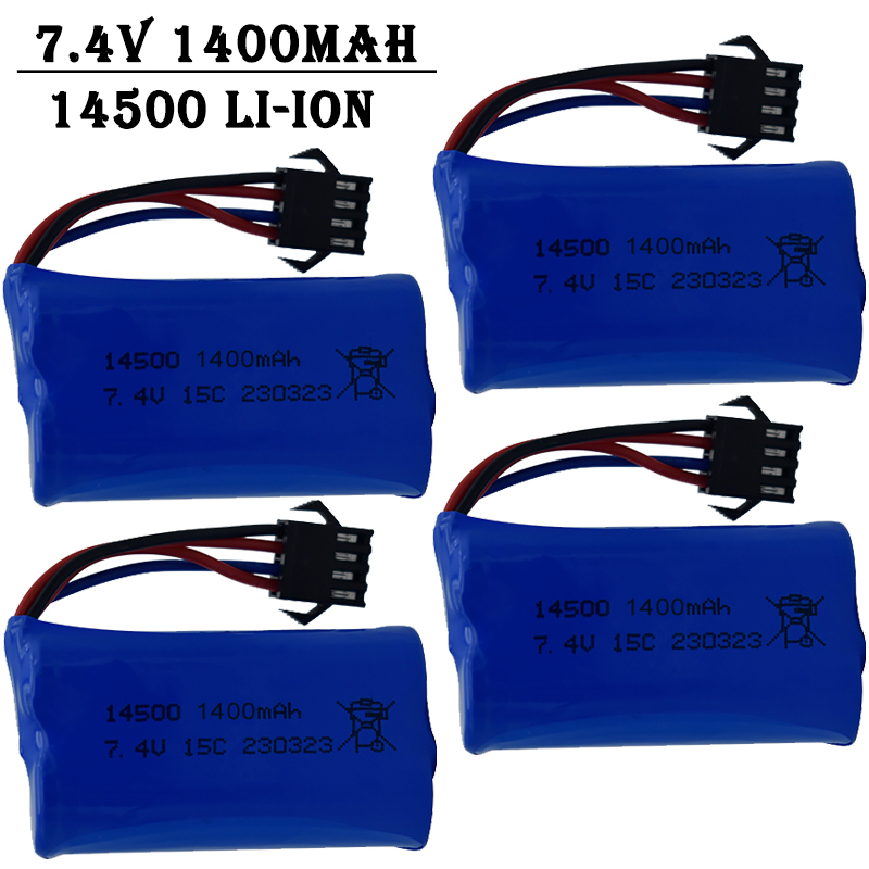 Drone Rc Truck - 7.4V 1400mAh 14500 lithium-ion battery 7.4V