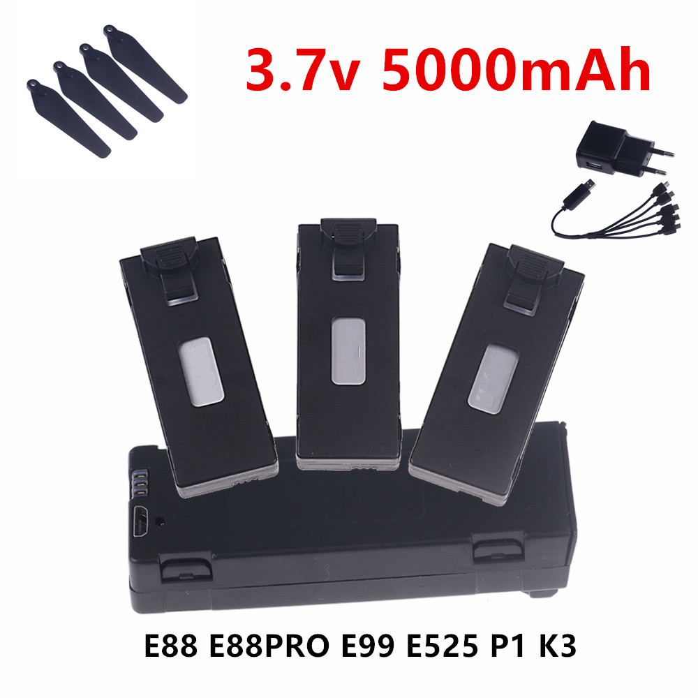 Drone Rc E99 K3 - 3.7V Battery For E88 E88PRO E99