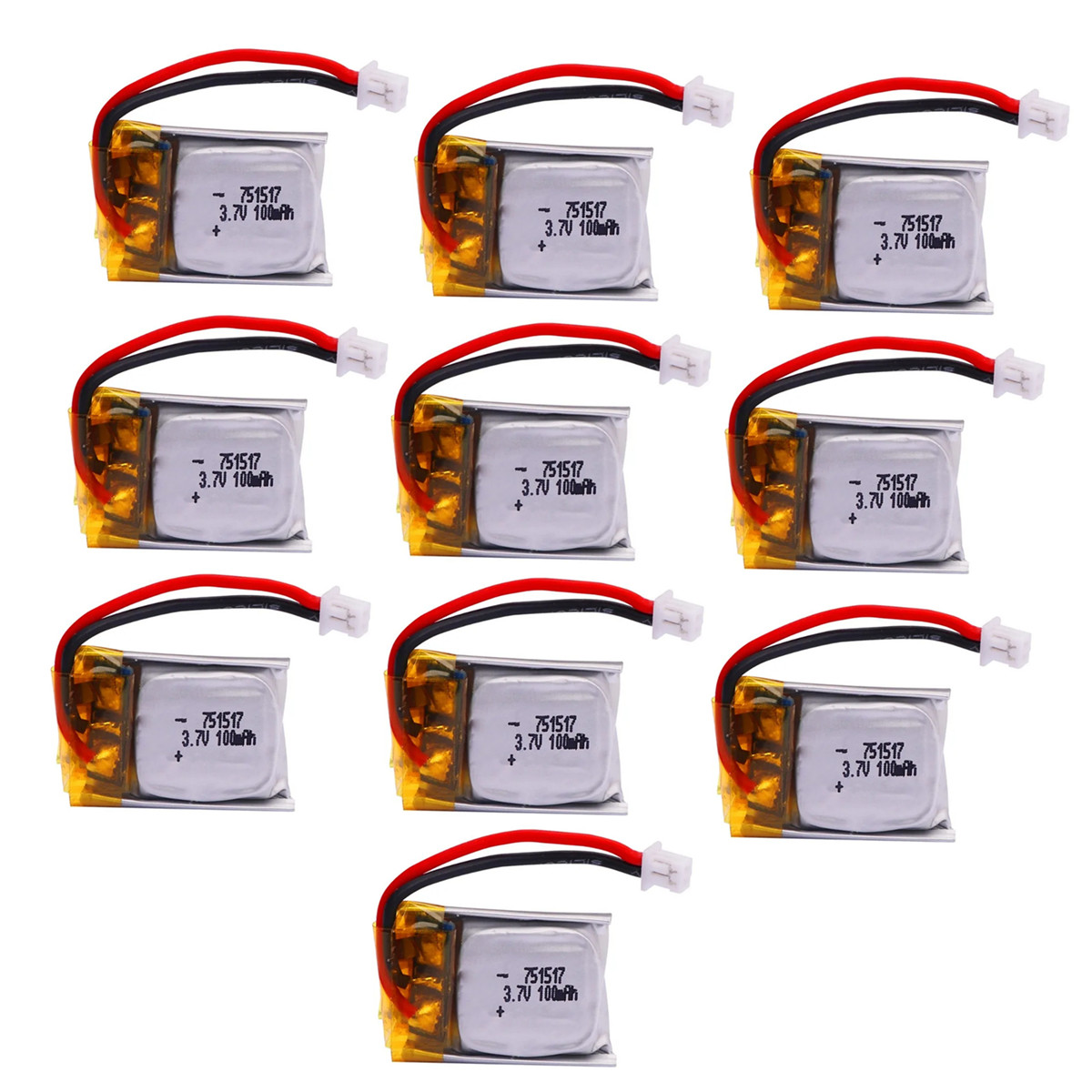 1-10PCS 3.7V 100mAh 751517 FQ7 - Drone Fq777 Rc Quadcopter recensie en prijs