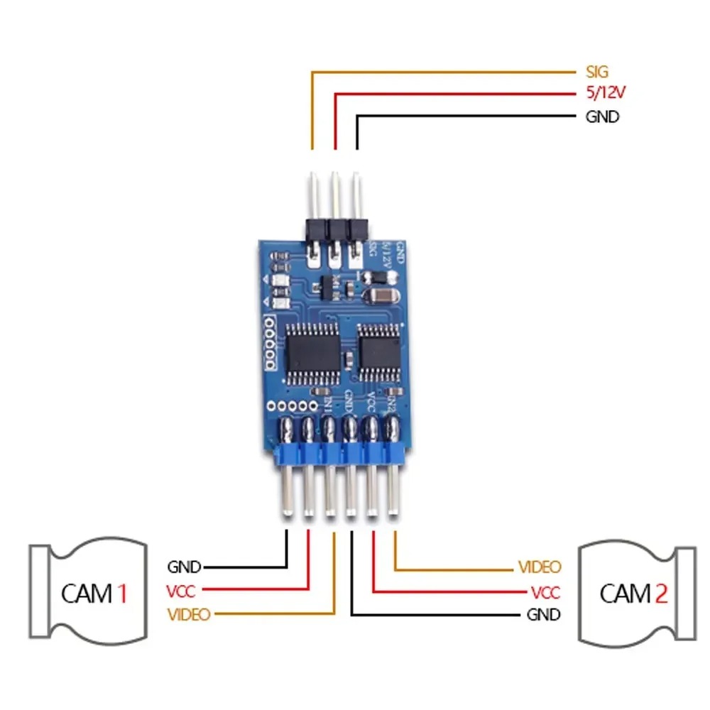 3 Channel Video Switcher Modul - Drone Rc Fpv Manual recensie en prijs