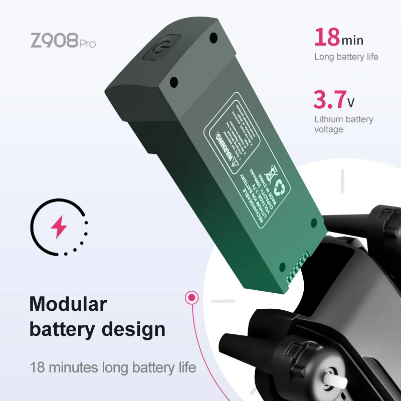 Z908 Pro Max Dron Battery 3.7V - Drone Rc Pro recensie en prijs