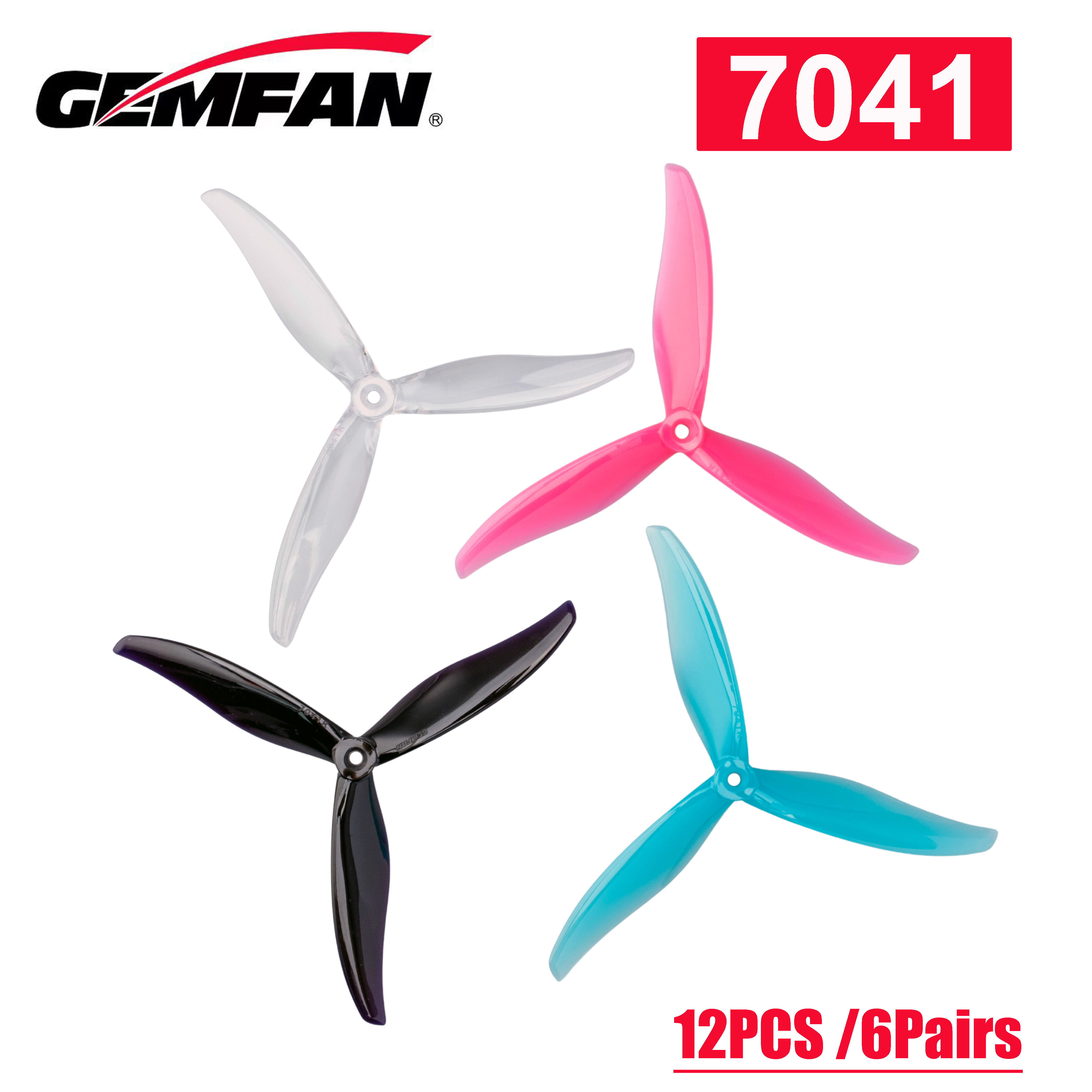 NEW12PCS /6Pairs Gemfan Flash  - Drone Rc Pro recensie en prijs