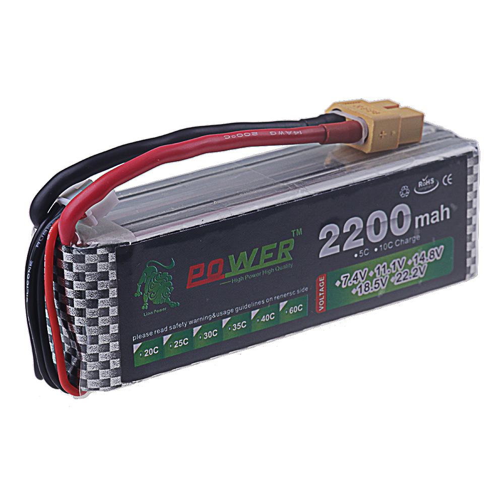4S 2200mAh 60C 14.8V LiPo Batt - Drone Rc Truck recensie en prijs