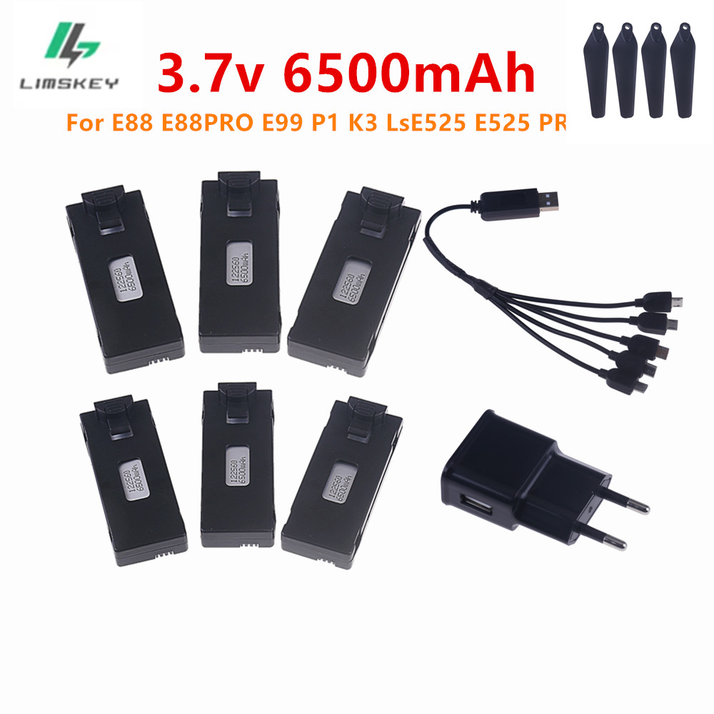 3.7V 6500Mah Lipo Battery and  - Drone Rc E99 K3 recensie en prijs
