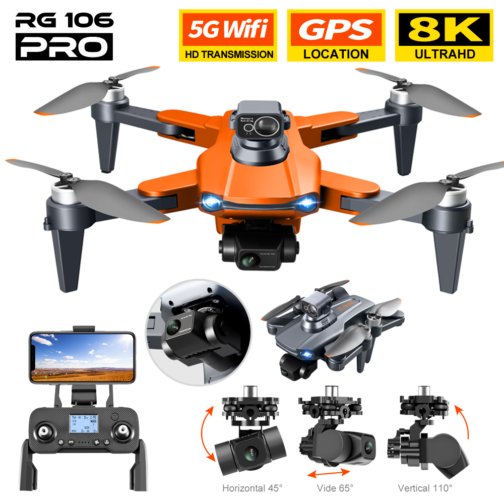 RG106 PRO Drone 8k Dual Camera - Drone Rc Fpv Manual recensie en prijs
