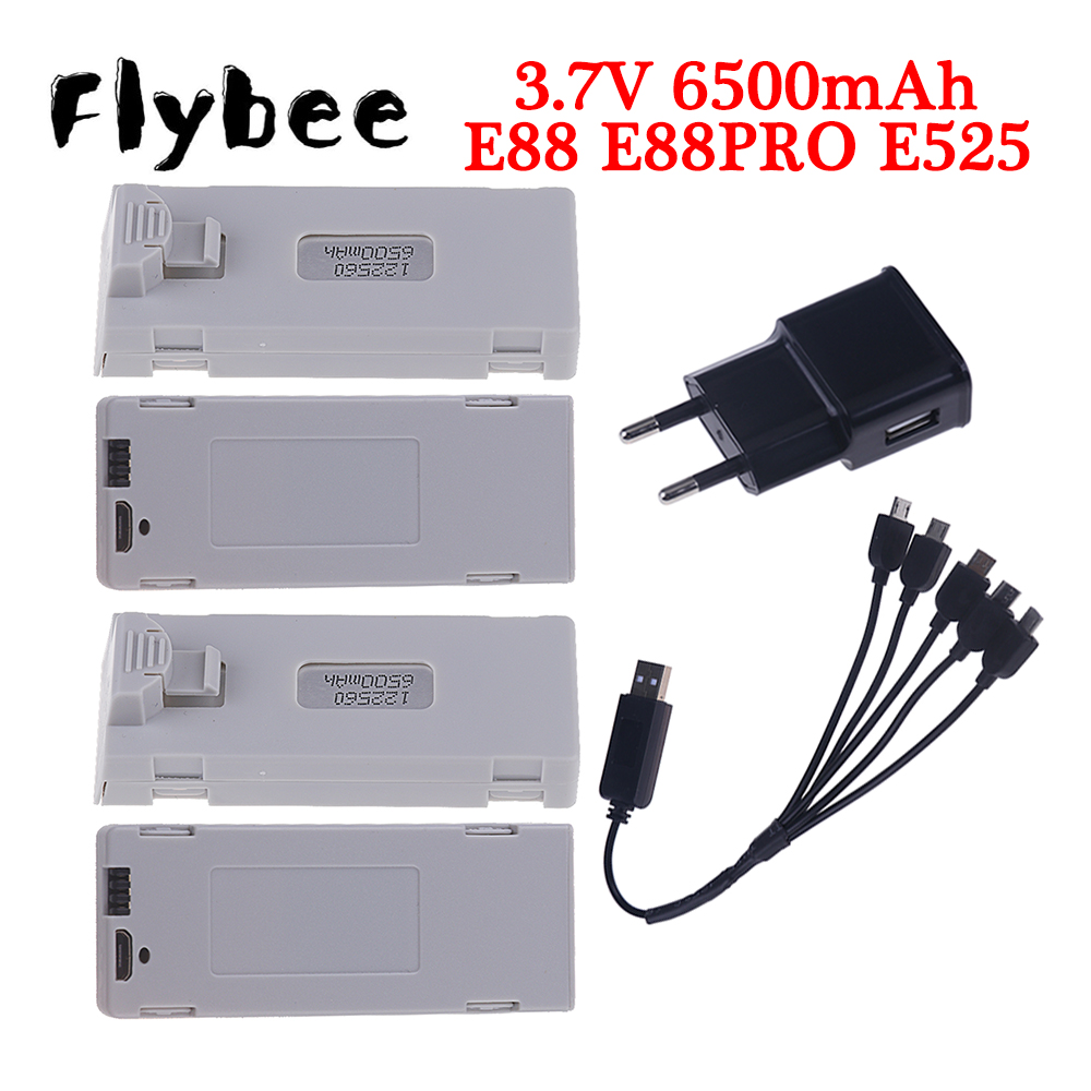 Original E88 Battery 3.7V 6500 - Drone Rc E99 K3 recensie en prijs