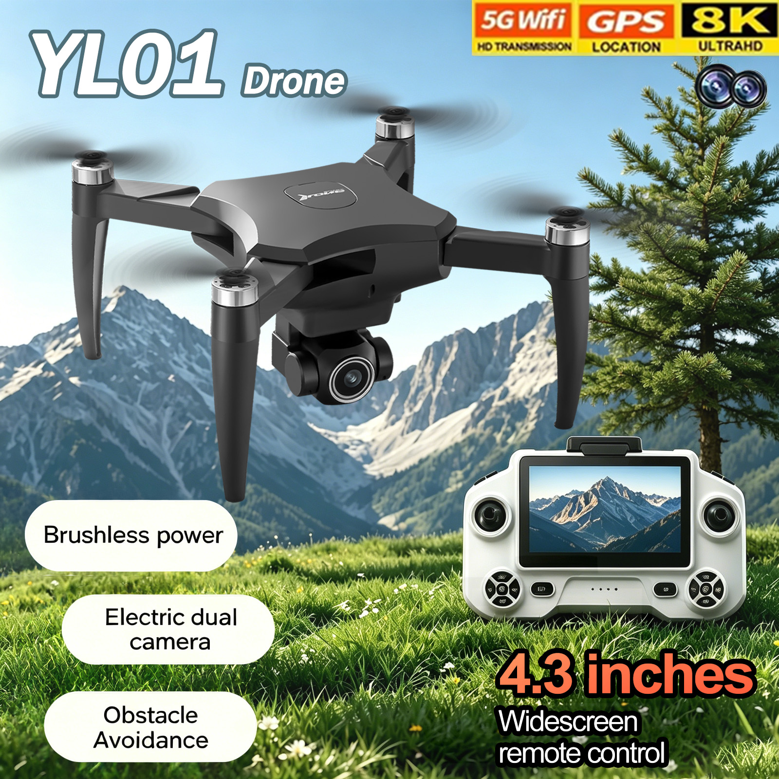 YL01 Mini Drone GPS Profession - Drone Avion Rc recensie en prijs