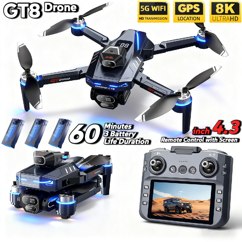 For Genuine GT8 Drone 4K Profe - Drone Ls Rc recensie en prijs