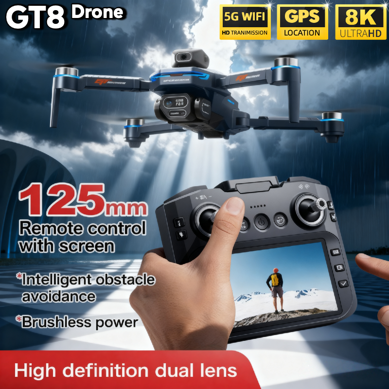 For Genuine GT8 Drone 4K Profe - Drone Ls Rc recensie en prijs