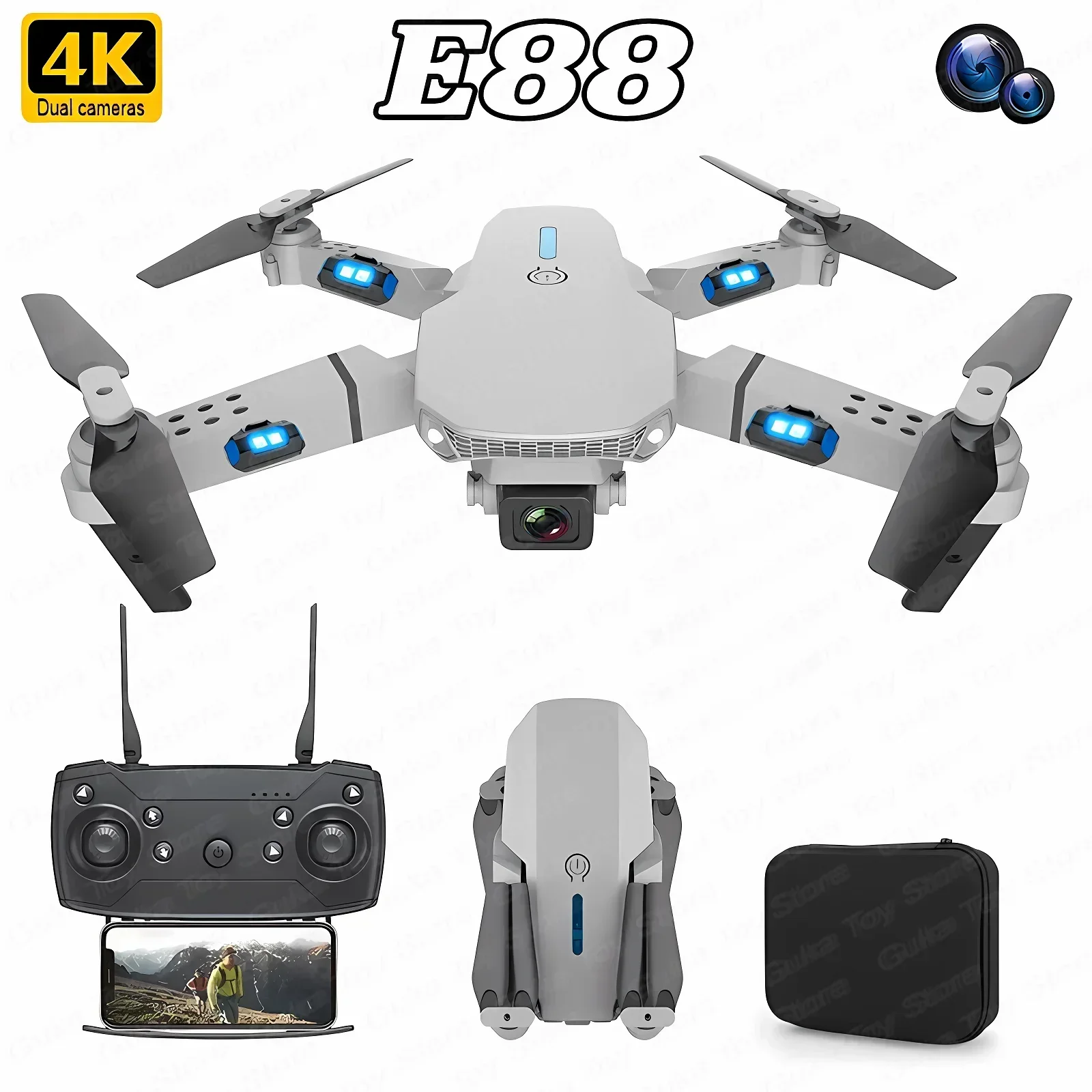 E88 Pro WIFI FPV Drone Wide An - Drone Rc Pro recensie en prijs