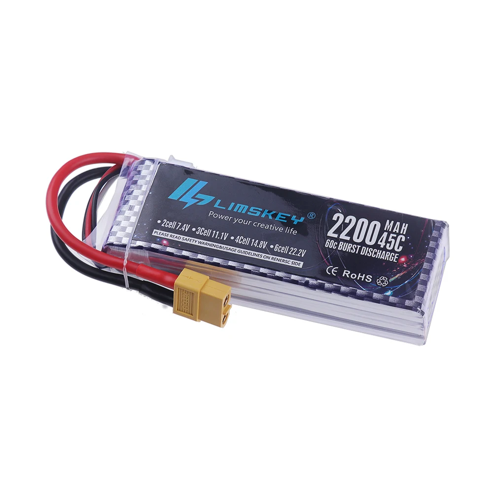 4S 2200mAh 45C~60C 14.8V LiPo  - Drone Rc Truck recensie en prijs