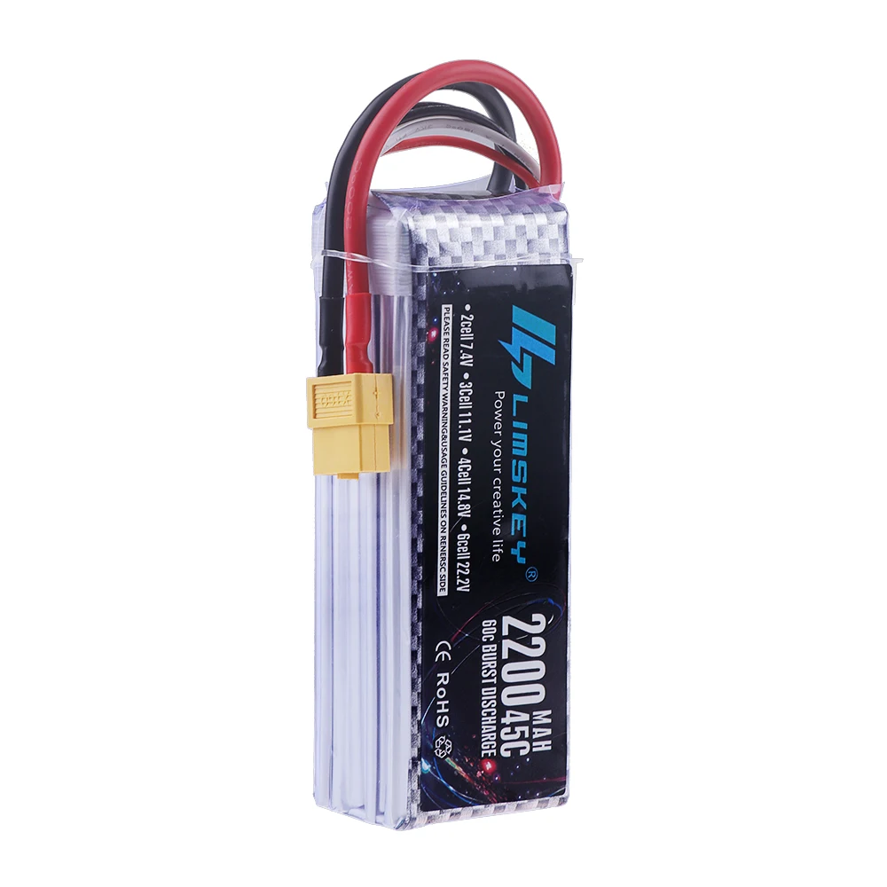 4S 2200mAh 45C~60C 14.8V LiPo  - Drone Rc Truck recensie en prijs