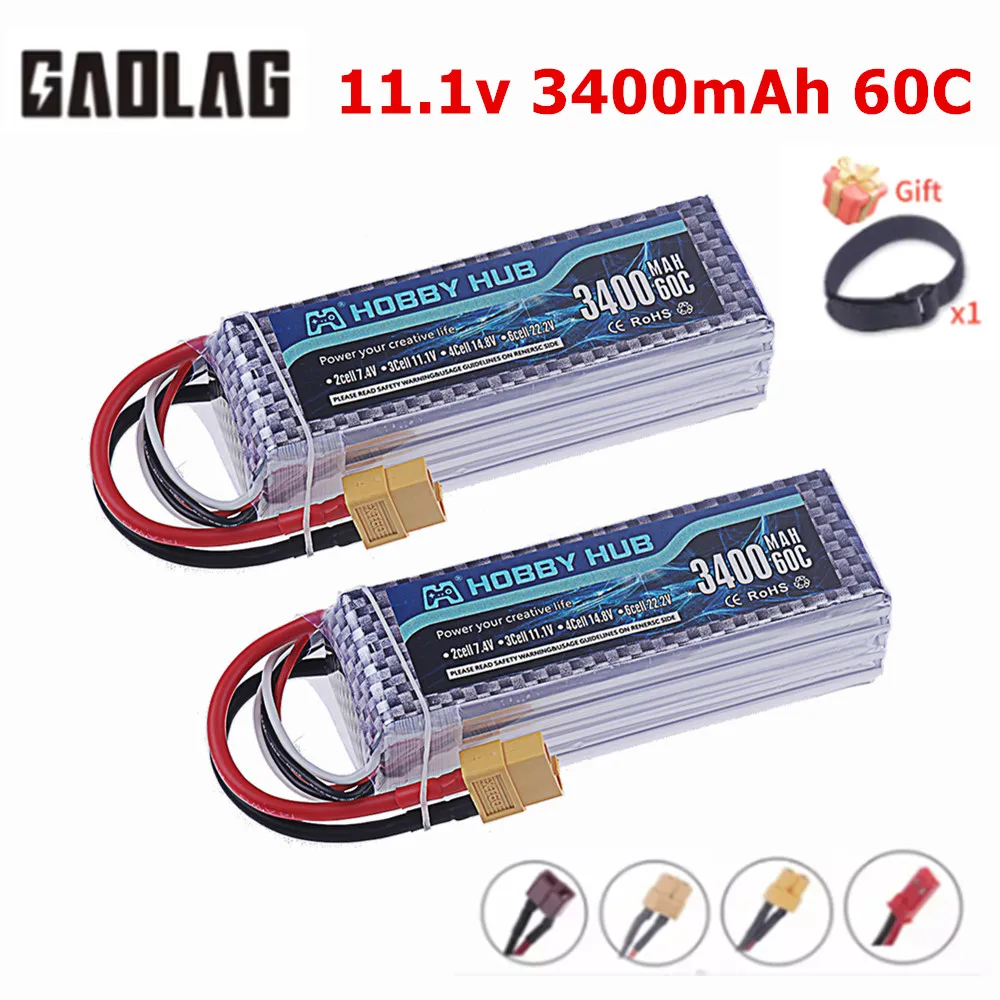 3S Lipo Battery 11.1V 3400mAh  - Drone Rc Truck recensie en prijs