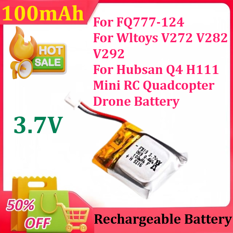 3.7V 100mAh Lipo Battery for F - Drone Fq777 Rc Quadcopter recensie en prijs