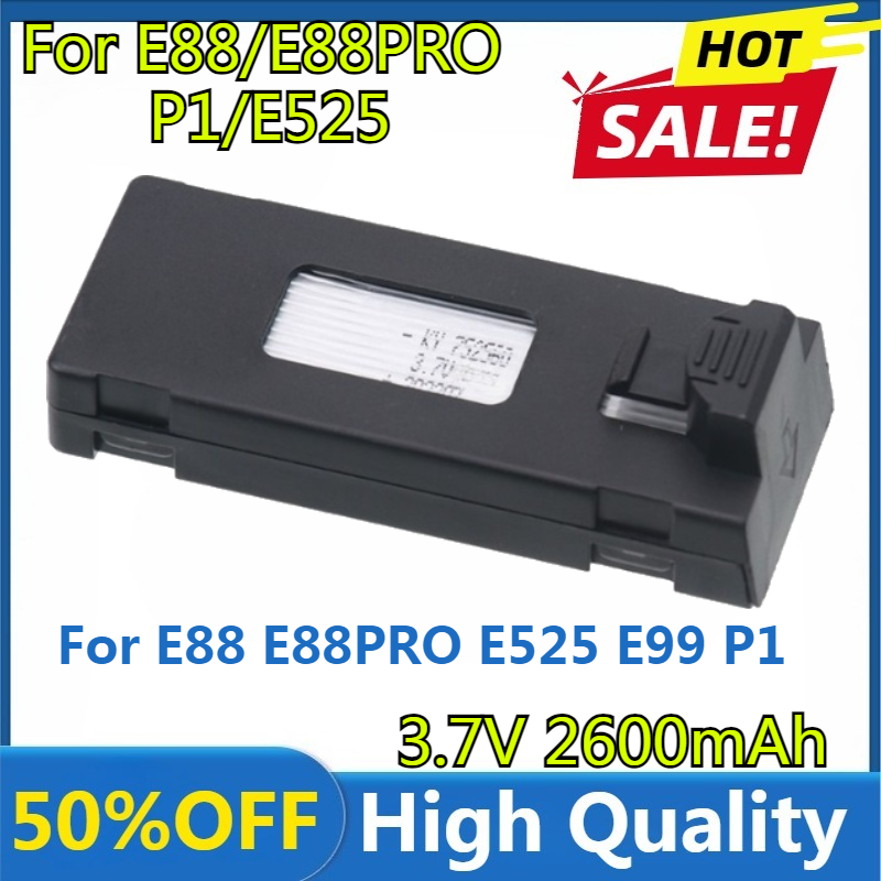 E88 Battery 3.7V 2600mAh Lipo  - Drone Rc E99 Pro recensie en prijs