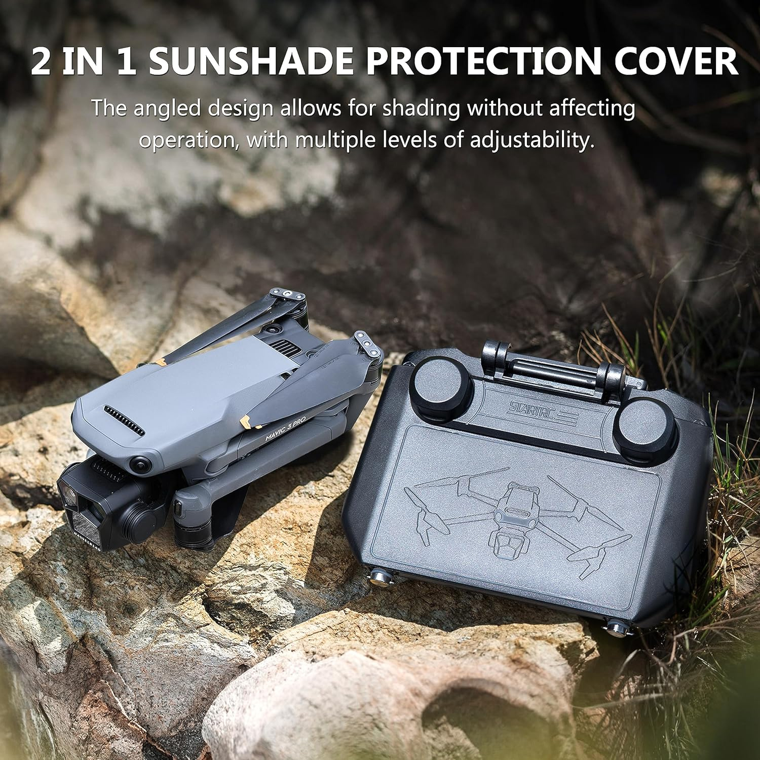 2-in-1 Sun Hood & Joystick Cov - Drone Rc Pro 2 recensie en prijs