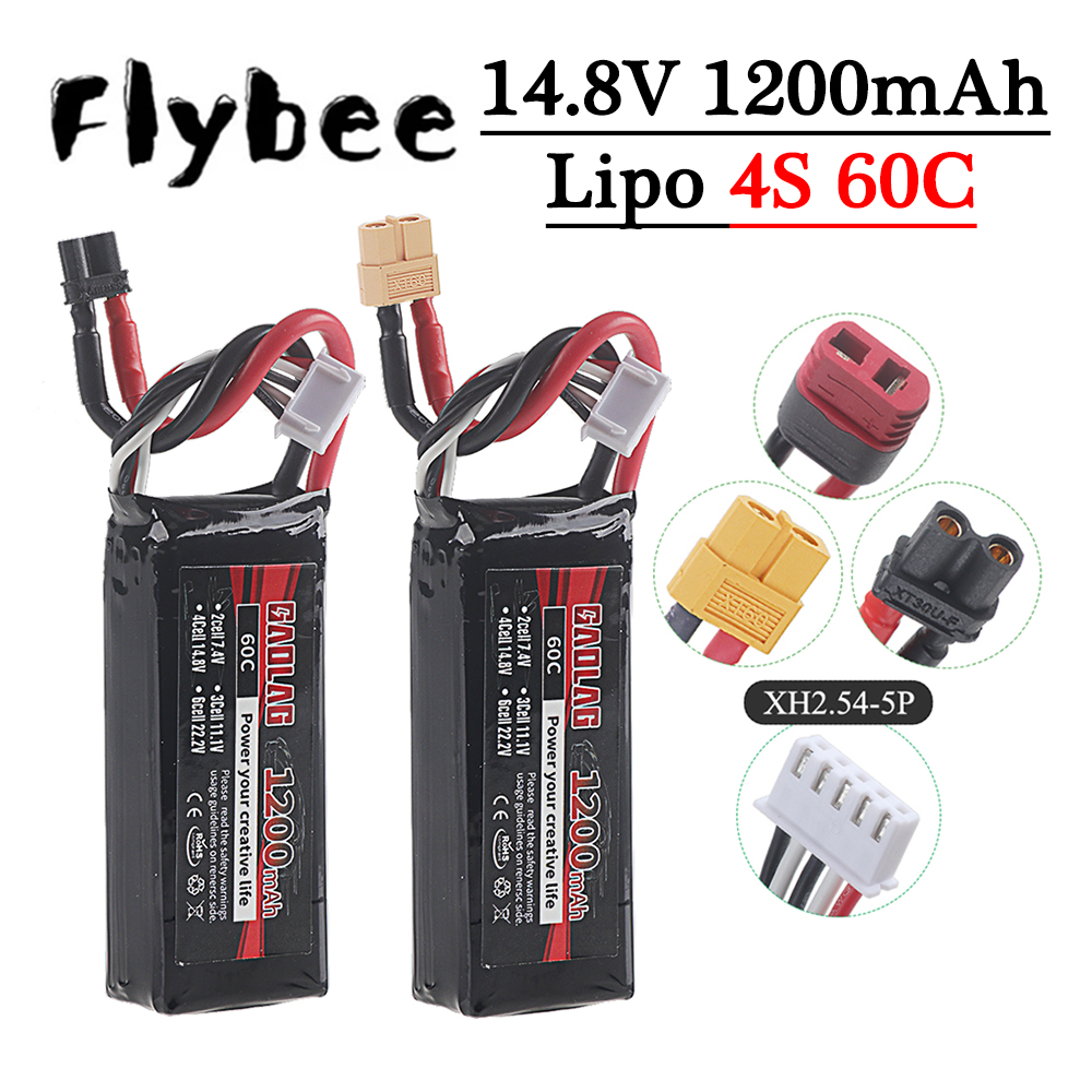 4S 14.8V 1200mAh 60C Lipo Batt - Drone Rc Truck recensie en prijs