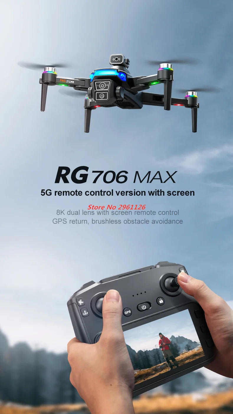 8K HD Camera GPS Drone Profess - Drone Rc Fpv Manual recensie en prijs