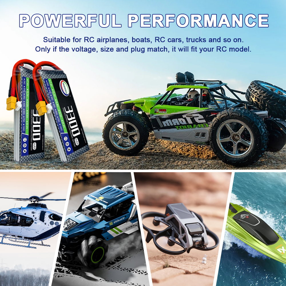 2S 3S 4S 5S 6S 1300mAh Lipo Ba - Drone Rc Truck recensie en prijs