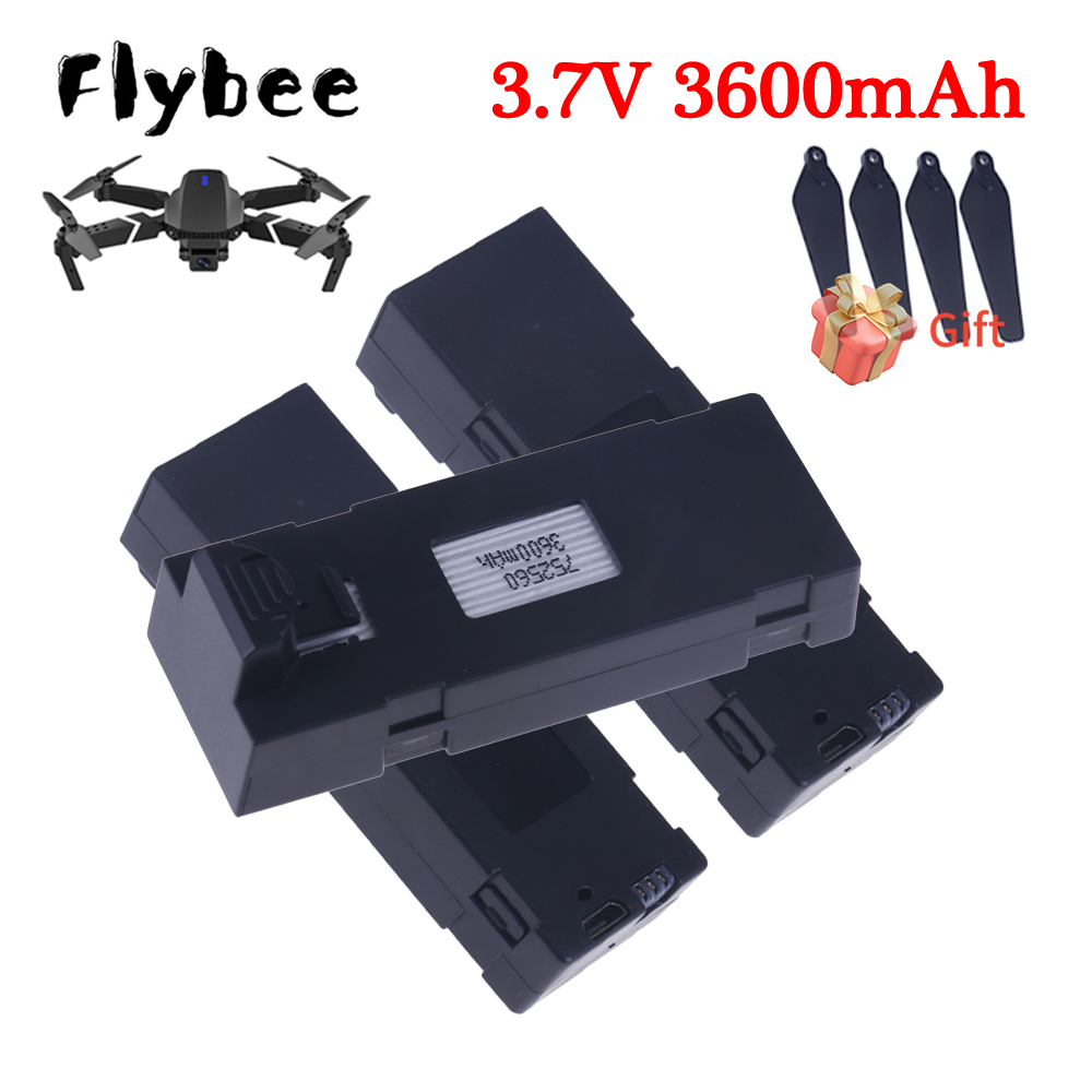 3.7V 3600mAh Upgrade E88 Batte - Drone Rc E99 K3 recensie en prijs