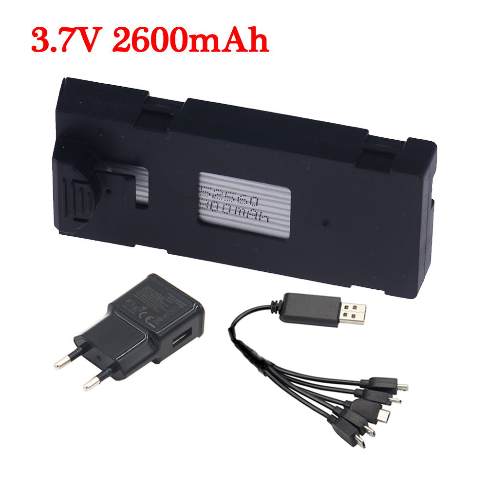 Upgrade Capacity 2600mAh 3.7V  - Drone Rc E99 Pro recensie en prijs