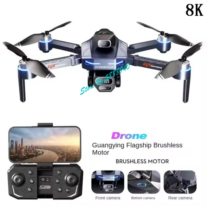 Brushless 8K ESC Three Camera  - Drone Rc Fpv Manual recensie en prijs