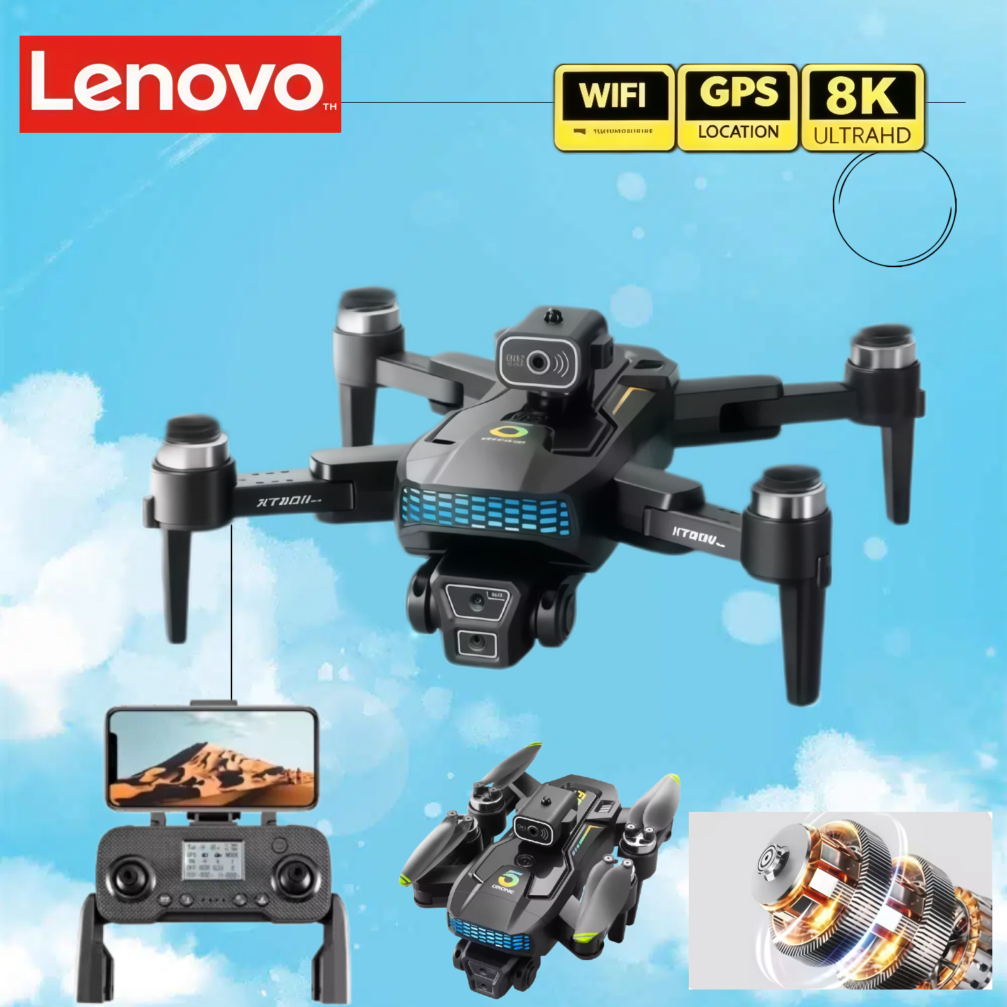 Lenovo  XT505  Foldable Drone  - Xt505 Rc Drone recensie en prijs