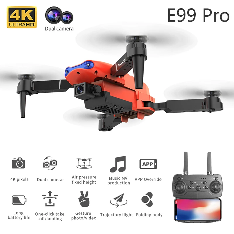 4K 5G WIFI FPV E99Pro Foldable - Drone Rc E99 Pro recensie en prijs