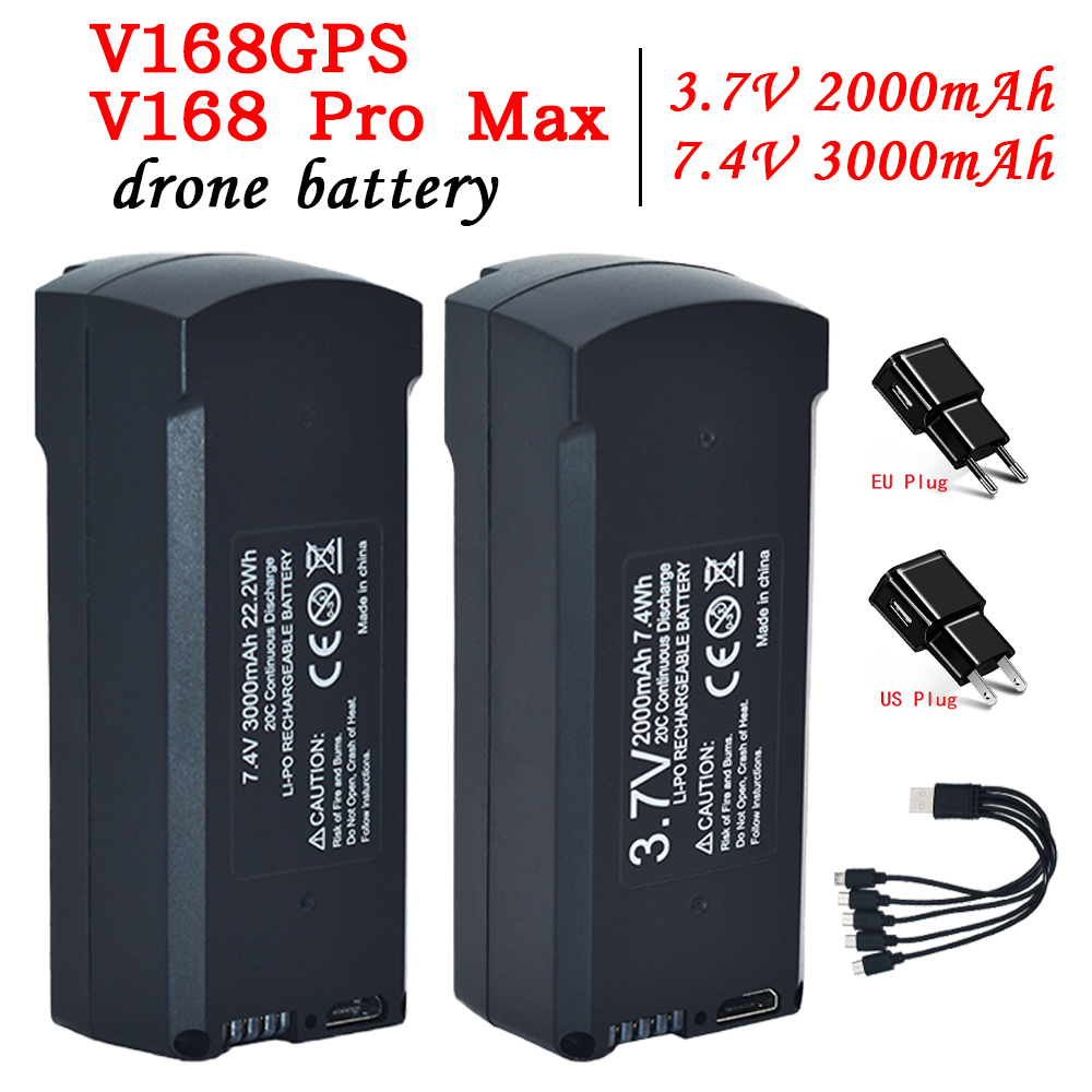 GPS V198 7.4V 3000mAh Battery  - Drone Rc Pro recensie en prijs