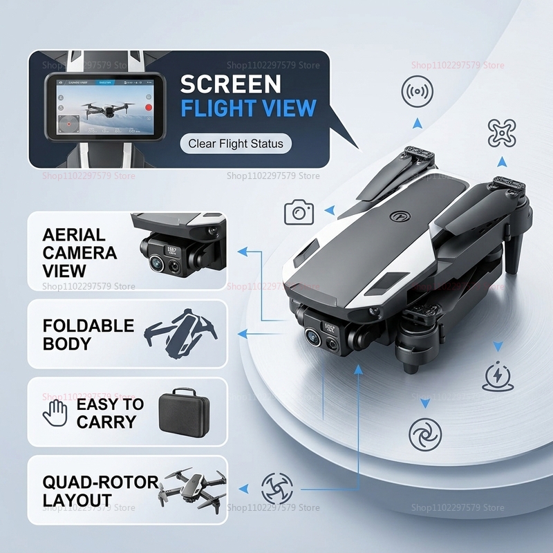 Foldable M1 Mini Drone 8K HD D - Drone Avion Rc recensie en prijs