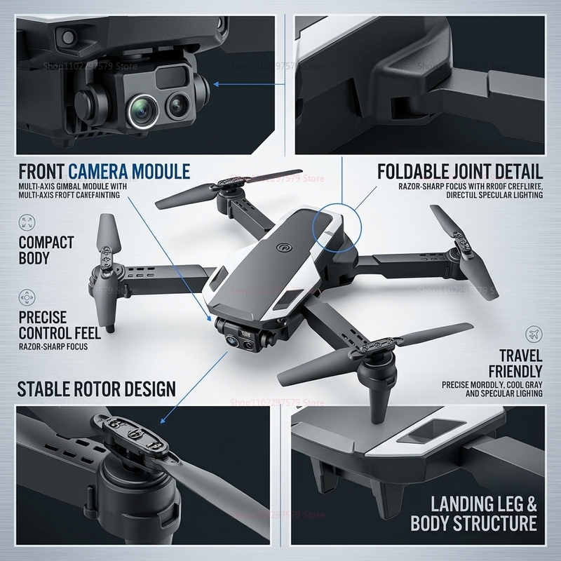 Foldable M1 Mini Drone 8K HD D - Drone Avion Rc recensie en prijs