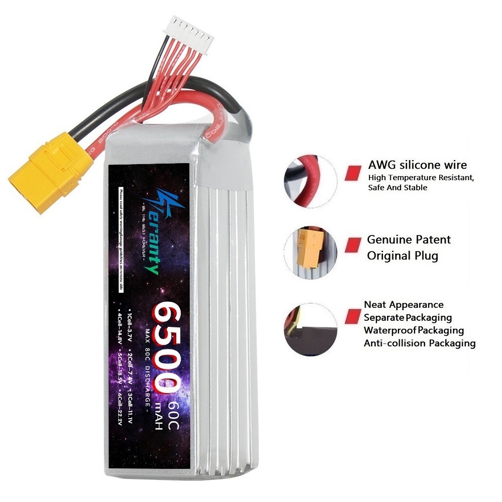 TERANTY 6S 22.2V Lipo Battery  - Drone Rc Truck recensie en prijs
